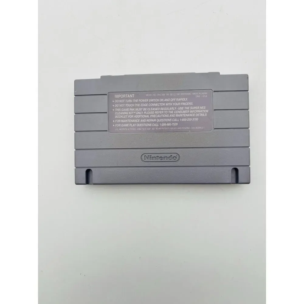 F-Zero (Super Nintendo Entertainment System, 1991) SNES Authentic Tested Works